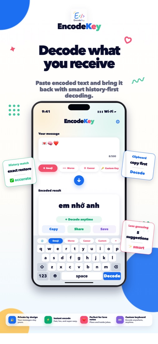 Ảnh hướng dẫn decode EncodeKey